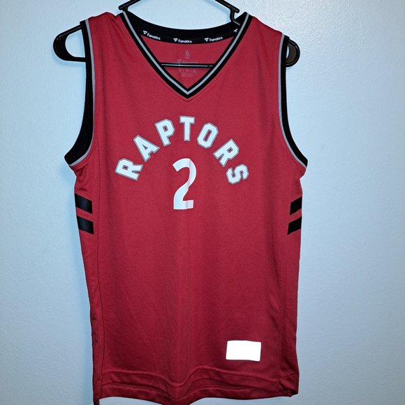 NBA Fanatics Toronto Raptors Kawhi Leonard #2 Red Icon Edition Youth Jersey - Picture 1 of 9